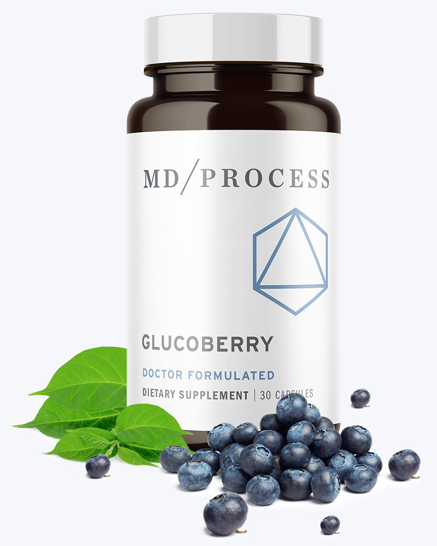 GlucoBerry Bottle with Natural Ingredients